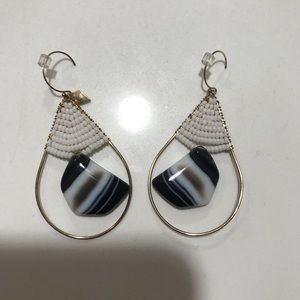 Mere hand made bead earrings